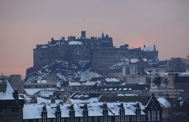 Edinburgh Castle in Winter Edinburgh Castle in Winter